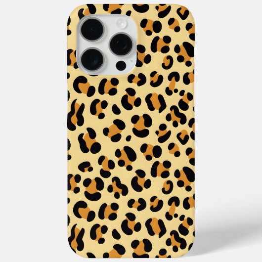 Wilde luipaardhuid Case-Mate iPhone case (Achterkant)