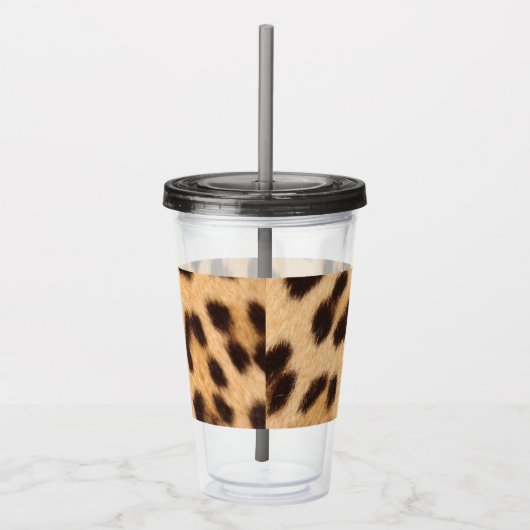 Wilde luipsplaat acryl drinkbeker (Rechts)