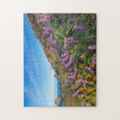 Wilde lupine en penseel legpuzzel (Verticaal)