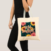 Wilde maar onschuldige Canvas tas, boodschappentas Tote Bag (Voorkant (product))