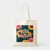 Wilde maar onschuldige Canvas tas, boodschappentas Tote Bag (Voorkant)
