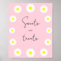 Wilde madeliefjes - zoete en lekkere baby shower
