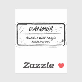 Wilde magie kan variëren van Sticker