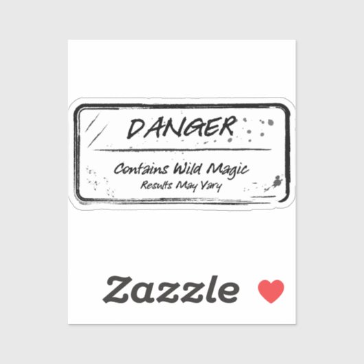 Wilde magie kan variëren van Sticker (Vel)