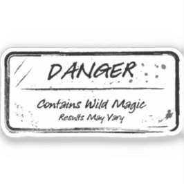 Wilde magie kan variëren van Sticker