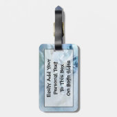 Wilde Maleisische moeder van Pearl Bagagelabel (Achterkant verticaal)