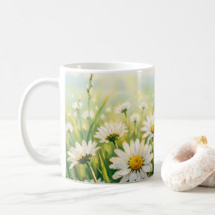Wilde Margriet Veld Keramische Mok – Bright Meadow