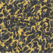 Wilde Marmer 8 - Zwart en goud, grijs Sticker (Voorkant)