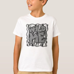 Wilde me Tiger Black en White Print T-shirt