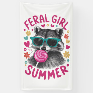 Wilde Meisje Zomer Opossum Vintage Spandoek