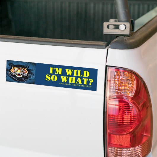 Wilde meisjes bumpersticker (Op Truck)