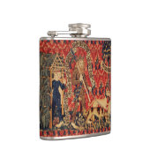 WILDE MENSEN IN DE DIER HUNT, DIEREN, Rode Floral Heupfles (Rechts)