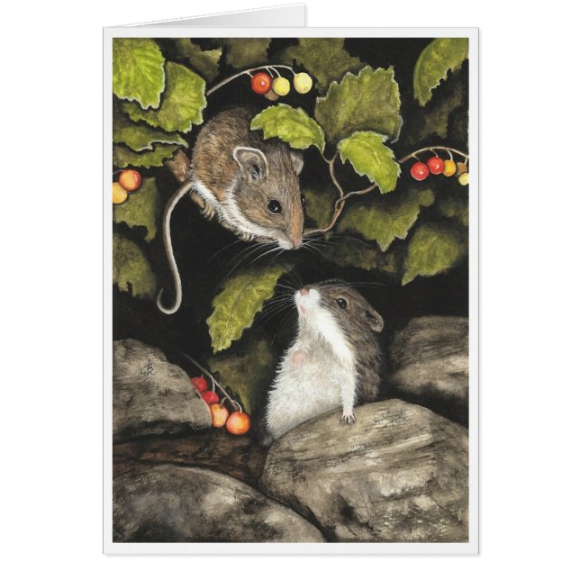 Wilde Mice Hamster van BiHrLe Card (Voorkant)