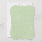 Wilde milieuvriendelijke grassen en lentbloemen kaart (Achterkant)