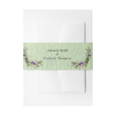 Wilde milieuvriendelijke grassen en lentbloemen uitnodigingen wikkel (Voorkant Voorbeeld)