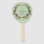 Wilde milieuvriendelijke lentevloeren handwaaier (Voorkant)