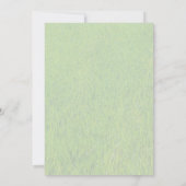 Wilde milieuvriendelijke lentevloeren kaart (Achterkant)