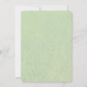 Wilde milieuvriendelijke lentevloeren kaart (Achterkant)