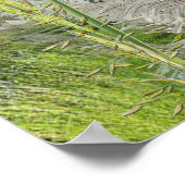 Wilde milieuvriendelijke lentevloeren poster (Hoek)