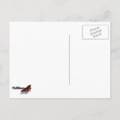 wilde miniatuur-irissen briefkaart (Achterkant)