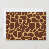 Wilde | Moderne Eenvoudige Party Dierlijke Uitnodi Kaart (Achterkant)