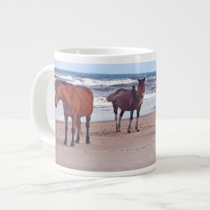 Wilde mok, wilde paarden grote koffiekop