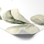 Wilde | Monkey Baby shower Welkomstbord Poster (Hoek)