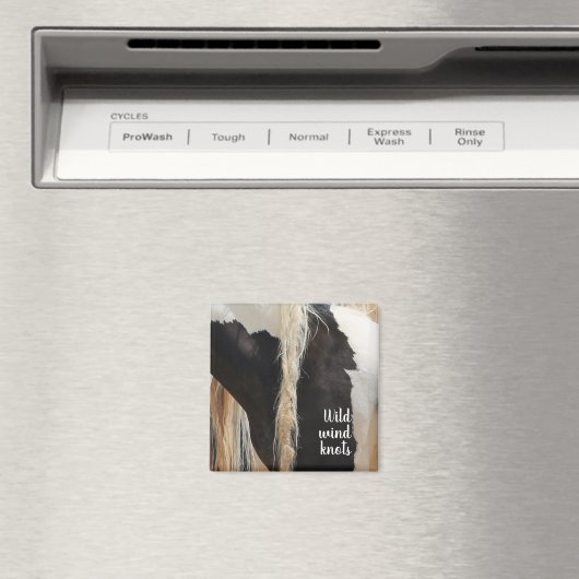 Wilde mosterdhoeken van de West Wind Knots Magneet (Insitu (Vaatwasser))