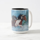 Wilde mosterdkreeften in de Mok Regenkoffie (Voorkant rechts)