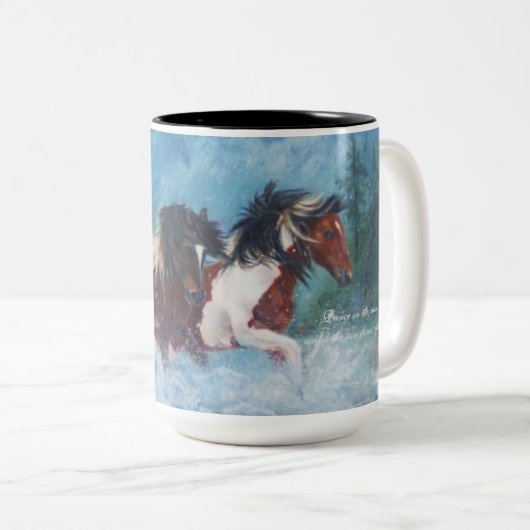 Wilde mosterdkreeften in de Mok Regenkoffie (Voorkant rechts)