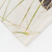 Wilde mosterdpaarden of bankerpaarden fleece deken (Hoek)