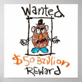 Wilde Mr. Potato Poster (Voorkant)