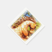 wilde mustang stallion servet (Hoek)