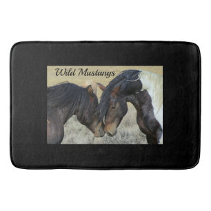 Wilde Mustangpaarden Badmat Badkameraccessoires