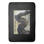Wilde Mustangpaarden Badmat Badkameraccessoires (Voorkant Verticaal)
