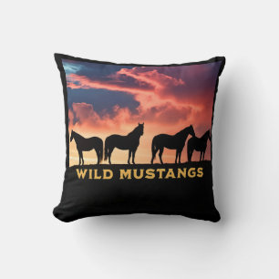 Wilde Mustangs aan de horizon, Paardenliefhebber G Kussen