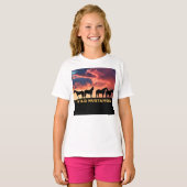 Wilde Mustangs aan de horizon T-shirt (Voorkant volledig)