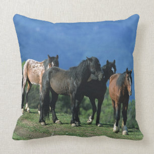 Wilde Mustangs in de Bergen Kussen