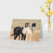 Wilde Mustangs uit het westen Kaart (Gele Bloem)