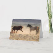 Wilde Mustangs uit het westen Kaart (Voorkant)