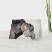 Wilde Mustangs uit het westen Kaart (Voorkant)