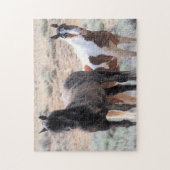 Wilde Mustangs uit het westen Legpuzzel (Verticaal)