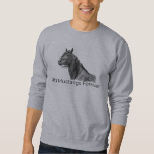 Wilde Mustangs voor het zoete Shirt