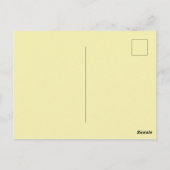 wilde narcis briefkaart (Achterkant)