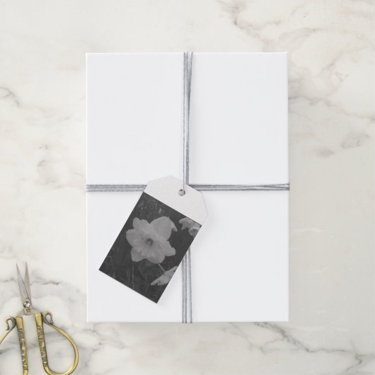 wilde narcis cadeaulabel (Met Touw)
