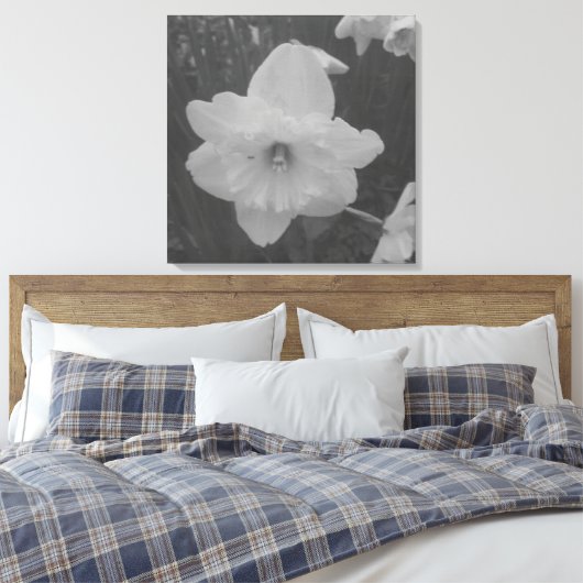 wilde narcis canvas afdruk (Insitu (Slaapkamer))