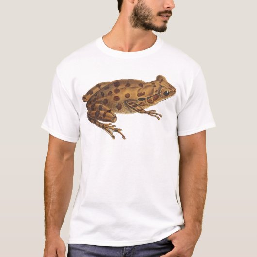 Wilde Natuur Art Reptielenkikker T-shirt (Voorkant)