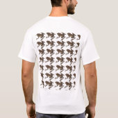 Wilde Natuur Art Reptielenkikker T-shirt (Achterkant)