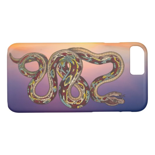 wilde Natuur boa constrictor slang Case-Mate iPhone Case (Achterkant (Horizontaal))