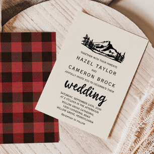 wilde natuur Buffalo Play Wedding Kaart